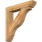Ekena Millwork Funston Slat Rough Sawn Bracket w/ Offset Brace, Western Red Cedar, 8"W x 42"D x 42"H BKT0806X42X42FST06RWR - alternate 1